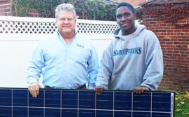 Bentley Whitfield, student who wants more urban solar power projects