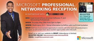 Microsoft HBCU Connect Networking Reception