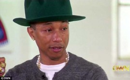 Pharrell Cries During Oprah Interview About Happy Song