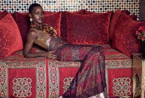 Lupita Nyong'o in Vogue