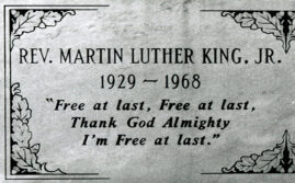 Martin Luther King Jr MLK Memorial Tomb