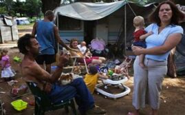 White Family in Low Income Area