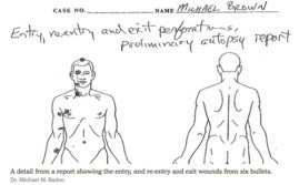 Michael Brown Shot Six Times