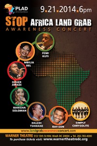 Stop Africa Land Grab Awareness Concert