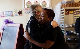 Ferguson Bakery receives donations