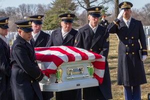 Wyley and Ouida Wright being laid to rest