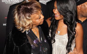 Bobbi Kristina with Cissy Houston