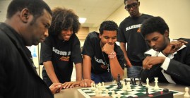 Orrin Hudson teaching teens