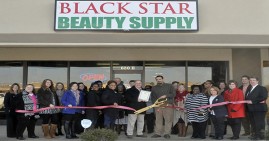 Black Star Beauty Supply Ribbon Cutting
