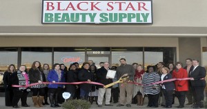 Black Star Beauty Supply Ribbon Cutting