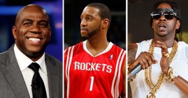 Magic Johnson, Tracy McGrady and 2 Chainz