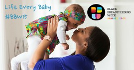 Baby Lift Up Celebration During Black Breastfeeding Week