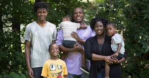 Nick Hillary with his Family