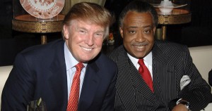 Donald Trump and Al Sharpton