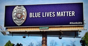 Blue Lives Matter Billboard