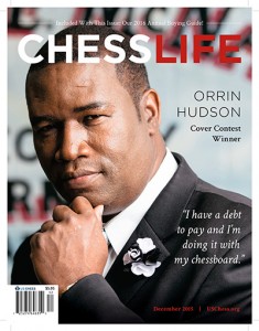 Orrin Hudson on Chess Life Magazine Cover