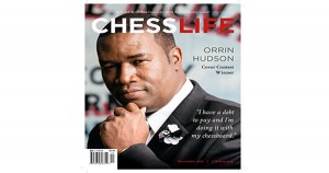 Orrin Hudson on Chess Life Magazine Cover
