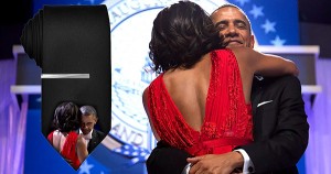 Obamas dancing neckties