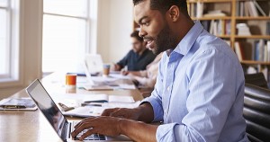 African American Author Creating Book Store