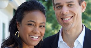 Tatyana Ali with husband