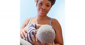 Black Woman Breastfeeding Baby
