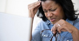 Black woman with menopause