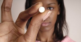 African American with pain killer