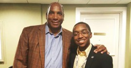 David Hill, Jr., a student at Howard University