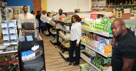 Beauty Supply Institute Training Team in Retail Store