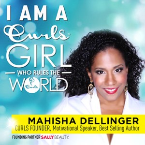 Mahisha Dellinger, founder of Curls Gurls Rule the World