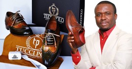 Tochukwu Mbiamnozie, founder of TucciPolo Shoes