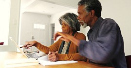African American couple tax planning