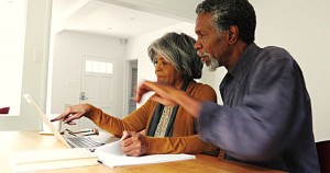 African American couple tax planning