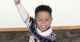 Michael Brown, 3-Year Old Celebrates Adoption