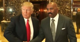Donald Trump With Steve Harvey