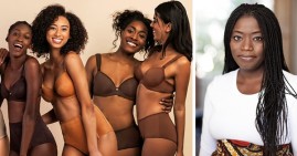 Sadia Sisay, founder of BeingU Lingerie line