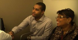 Anthony and Rita Brown, a son and mother who had a kidney transplant