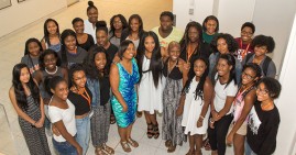 At the Well Scholars with actress Yandy Smith