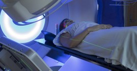 Poor woman with breast cancer