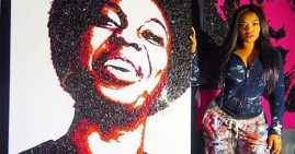 Tiffanie Anderon, artist and painter for celebrities