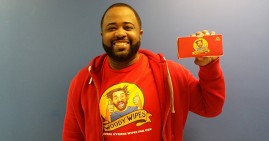 Derek Collins, founder of Woody Wipes