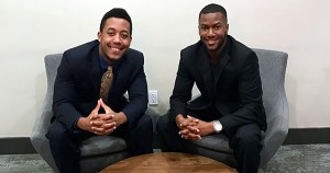 Jamal Wilson and Alexander Logan, founders of the Selfie Radar app