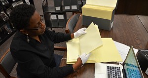 Antoinette Harrell conducting child peonage research
