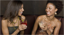 Black women drinking