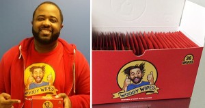 Derrick Collins, founder of Woody Wipes