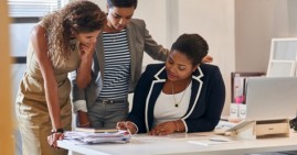 Low income women being helped by tech programs