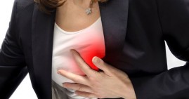 African American having heart attack