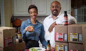 Chevalo and Monique Wilsondebriano, founders of Charleston Gourmet Burger Company