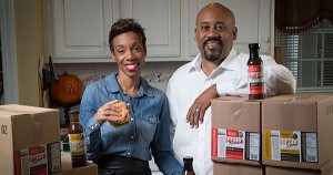 Chevalo and Monique Wilsondebriano, founders of Charleston Gourmet Burger Company