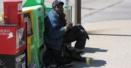 Homeless man recently evicted